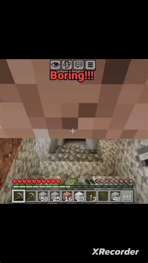 Mining deep just to find iron ore 😭😭 #minecraft #gaming #funny