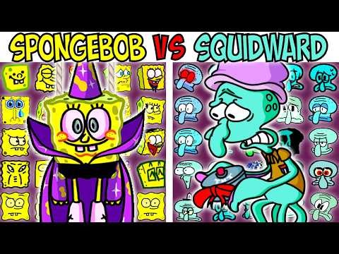 ALL SPONGEBOB VS SQUIDWARD TEST | FNF Character Test | Gameplay VS Playground