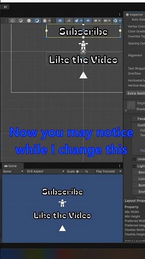 How To Outline Text In Unity TextMeshPro #gamejam #unity #tutorial #shorts #unityengine #coding