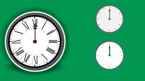 Different Types Clocks Animation On Green Stock Footage Video (100% Royalty-free) 3699235987 | Shutterstock