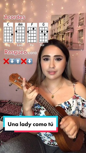 Aprende a tocar 'Una lady como tú' en ukulele