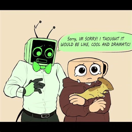 Angst or fluff? #shellvision #dandysworld #dandysworldships #comicdub #fyp