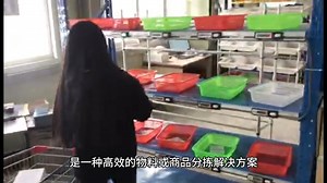 一分钟了解PTL电子智能货架亮灯分拣系统