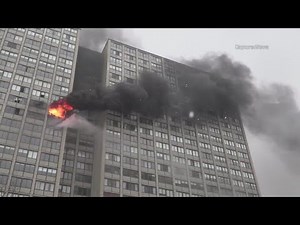 Fire spreads to multiple floors of Chicago high-rise, 1 dead, 8 injured
