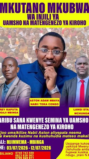 Zimebaki siku 3 tu kuelekea kongamano kubwa la uamsho na matengenezo Mbinga Ruvuma tz Na NambiiMbaya