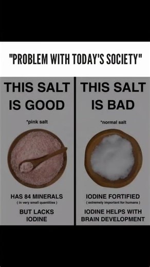 “Pink Salt vs Iodized Salt — Big Mistake People Make 🧂❌”