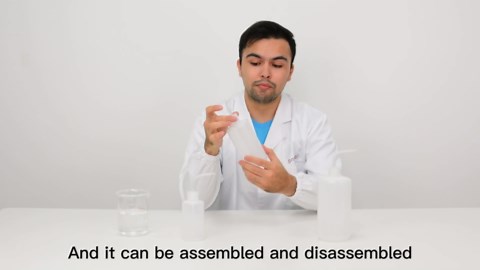 stonylab Chemical Wash Bottle, 2-Pack Plastic Safety Lab Squeeze Wash Bottle, LDPE with Narrow Mouth, 500 ml (16 oz)/2 Bottle