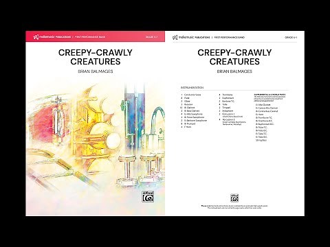 Creepy-Crawly Creatures, by Brian Balmages – Score & Sound