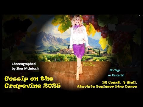Gossip on the Grapevine - Absolute Beginner Line Dance