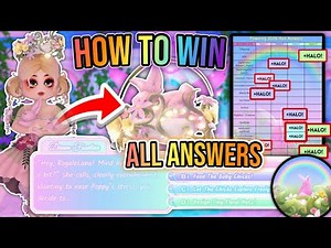 HOW TO WIN the frolicking fields halo flowering 2026 *EASY* all 10 + ANSWERS! | Royale High Roblox