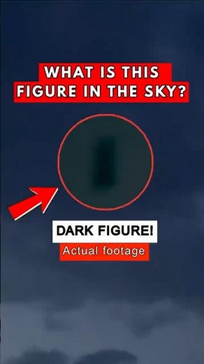 What Is This Dark Figure in the Sky? 👀 #unexplained #mystery #unearthedsecrets