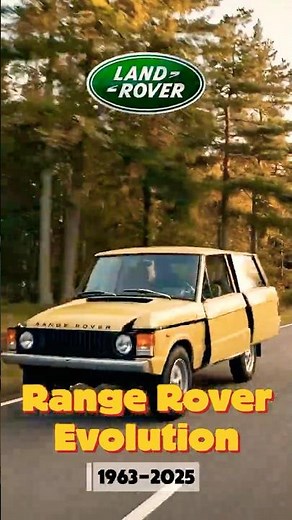Land Rover Range Rover Evolution (1970 → 2025) | Then vs Now