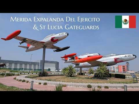 Aviation Museums of the World - Merida Explanada del Ejercito & Santa Lucia Gateguards Mexico