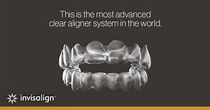 Also a fact: Invisalign® clear aligners are practically invisible, so you can straighten your teeth the modern way—without brackets and wires. Learn more: http://bit.ly/2qKJjPy | Invisalign