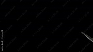 The realistic snake 3d animation attack bite forward to camera include alpha PNG format with 3d rendering. Stock Video