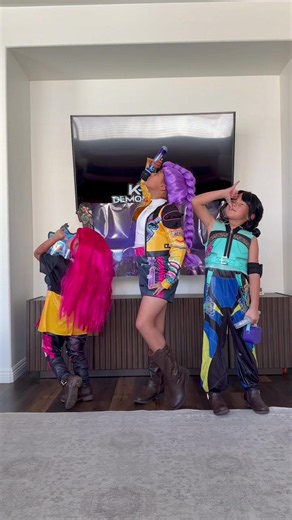 Sending our HUNTR/X Light Stick to @justatinabit to kick things off! #NetflixPartner Halloween starts early in our house, and my little HUNTR/X are officially ready for Halloween! 🥹✨🎤⚔️💜 Help your littles become Hunters this Halloween with @KPop Demon Hunters Netflix at @target! 🎃 @Netflix #KPopDemonHunters #BecomeAHunter #KPDHxTarget