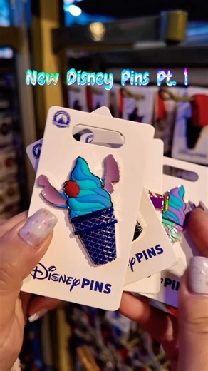 Found NEW Stitch and Buzz ice cream pins! #disney #enamelpins #haul