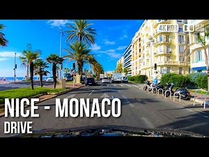 Scenic Drive From Nice City to Monaco - 🇫🇷 France [4K HDR] Driving Tour