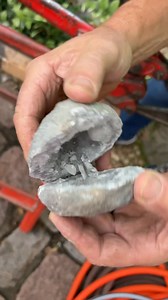 61K views · 1.6K reactions | Discovering What's Inside Rocks! #geology, #crystals, #rockhunting, #minerals, #whatsinside | RockHunter Mark | Facebook