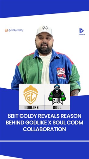 Byte Play on Instagram: "8Bit Goldy reveals the reason behind GodLike and SOUL’s CODM collaboration. #8BitGoldy #GODLIKE #S8UL #thebyteplay #CODM #VISA #gamingcommunity #esports"