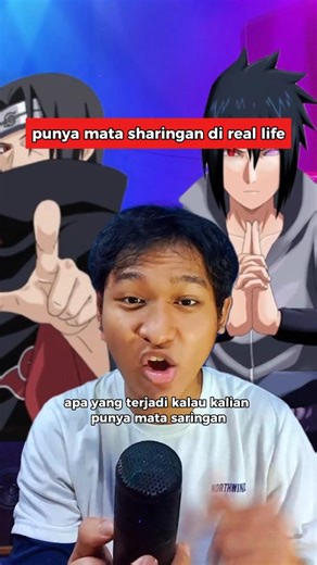Inilah Bahayanya Punya Sharingan di Dunia Nyata #sharingan #naruto #anime