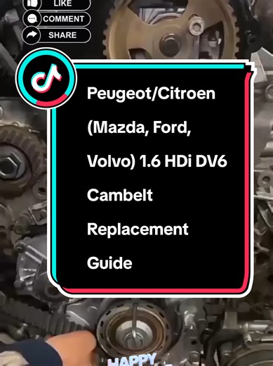 Peugeot 1.6 HDi DV6 Cambelt Replacement Guide