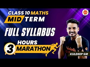 Class 10 MATHS Marathon | Mid Term Full Syllabus Revision | Complete 10th Term-1 Maths in One Shot