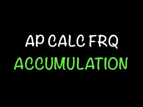 How to Solve AP Calculus AB Accumulation FRQs (2 Real Exam Problems)