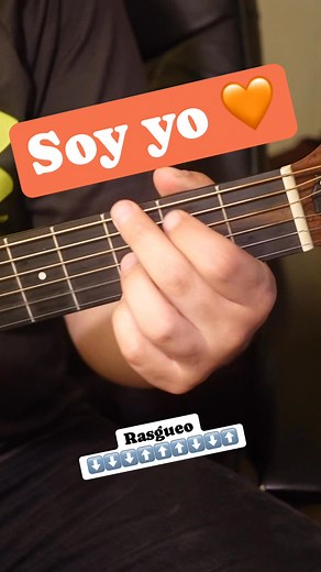 Soy yo tutorial de guitarra demostración de acordes y rasgueo | Franky Soto