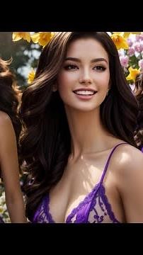 【 ai lookbook 19 】 [4K] Lovely AI Princess 3 "Beautiful Flower Garden" 【AI Lookbook】