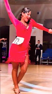 Brunette. Red Dress. ❤️💃 | Cha Cha Cha