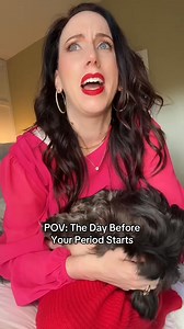 It’s fine. Everything is FINE. ✨*Cries in PMS*✨#period #pms #funny #hilarious #relatable | Julie Story Comedy