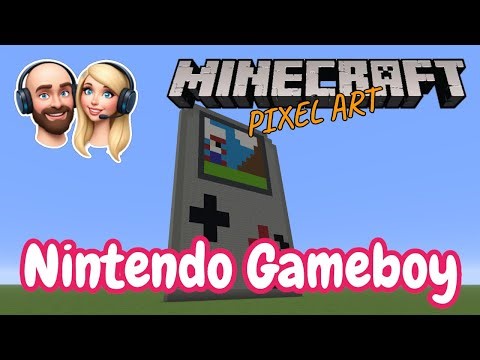 Minecraft: Nintendo Gameboy Pixel Art