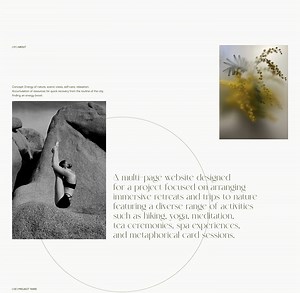 Slow Camp | Retreat Website - Yana Radkevich