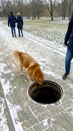 This Dog Saved People From a Deadly Pothole 😱🐶