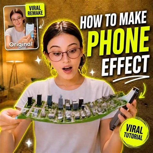 I Recreated This Viral Phone Effect with FlexClip /How to Make Viral Phone Effects. Viral Remake #06