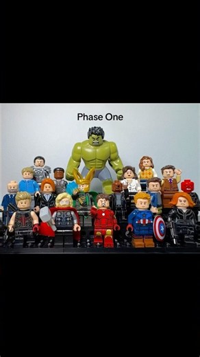 The Phases of the MCU (LEGO) #lego #legomarvel #marvel #mcu #avengers