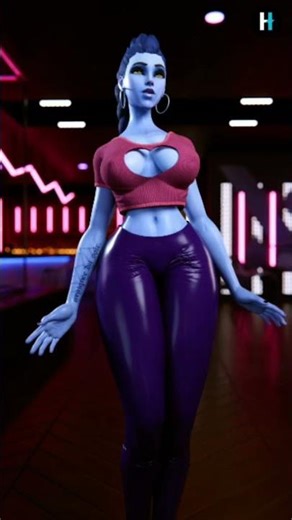 Widowmaker modeling #widowmaker #modeling #model #animation #3d #dance #shortsvideo #viral