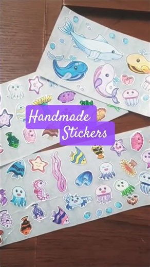 Turning My Doodles into Stickers! DIY Tutorial #art #diy #doodle #asthetic