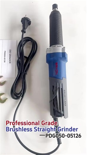 Industrial Brushless Straight Grinder 850W High-Speed Electric Grinding Polishing Tool for Metal Stone Wood