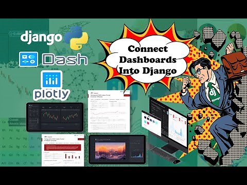 Django Plotly Dash Tutorial How to Connect Dashboards & Graphs into a Python Full Stack Application