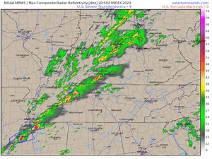 Current radar... With Tornado Warnings https://lab.weathermodels.com/models/mrms/MRMS_radar_kentucky_20231209_2144.gif | MTWP Middle Tennessee Weather Page | Facebook
