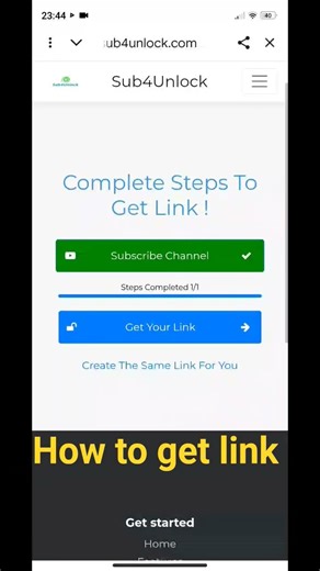 how to get link script
