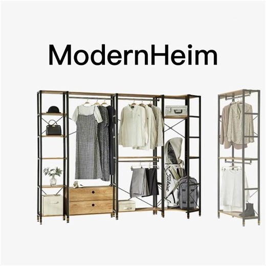 Modular System Wardrobe – Endless Storage Expansion Solution #closetstorage #modularfurniture