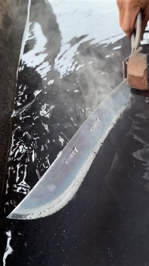 Steel Hardening Process Using Water 🔥