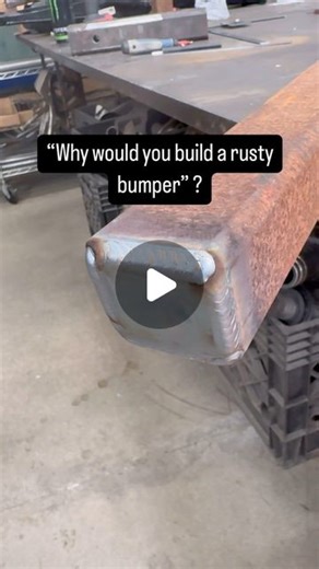 Chris 🇺🇸 on Instagram: "Got that Rust eze bumper ointment #builtnotbought #ford #fabrication #restoration #migwelding #offroad #bumper #craftmanship"