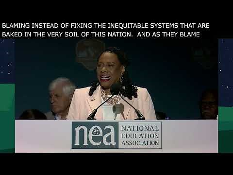 National Education Association President Becky Pringle Delivers Keynote Address