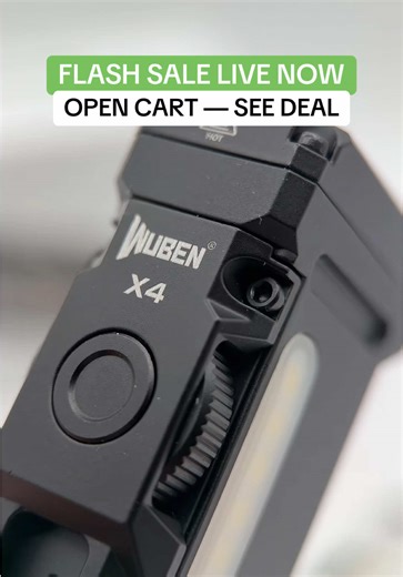 This WUBEN flashlight is packed with features 🔦 Super bright 1500 lumens with multiple lighting modes and a side camping light built in. #tiktokshopholidayhaul #TikTokShopCreatorPicks #TikTokShopSpringGlowUp #Flashlight #EDCgear SHOP OFFERS MAY CHANGE PROMO SUBJECT TO AVAILABILITY