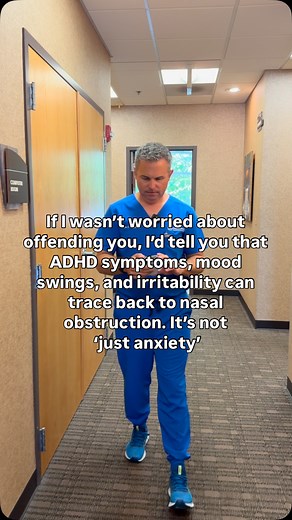 It’s not just about managing behavior and emotions. Nasal obstruction is overlooked. #reels #adhd #adhdawareness #moodswings #irritability #nasalobstruction #sleephealth #breathingissues #entclinic #sleepapnea #breathingmatters #hiddenrootcause #beyondanxiety #sleepquality #entdoctorlife #functionalhealth #adhdrelief #neurodiversity | Exhale Sinus & Facial Pain Center