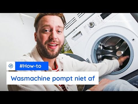 Wasmachine pompt niet af? Pomp deblokkeren | BlueMovement